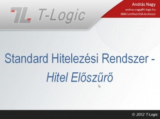 Standard Hitelezési Rendszer - Hitel előszűrő