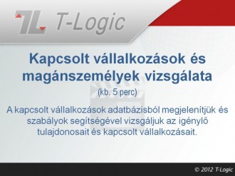 Kapcsolt vállalkozások és magánszemélyek vizsgálata